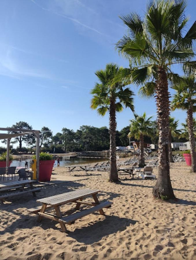 Mobil Home Lege Cap Ferret Camping 4 Etoiles Les Viviers Exterior photo